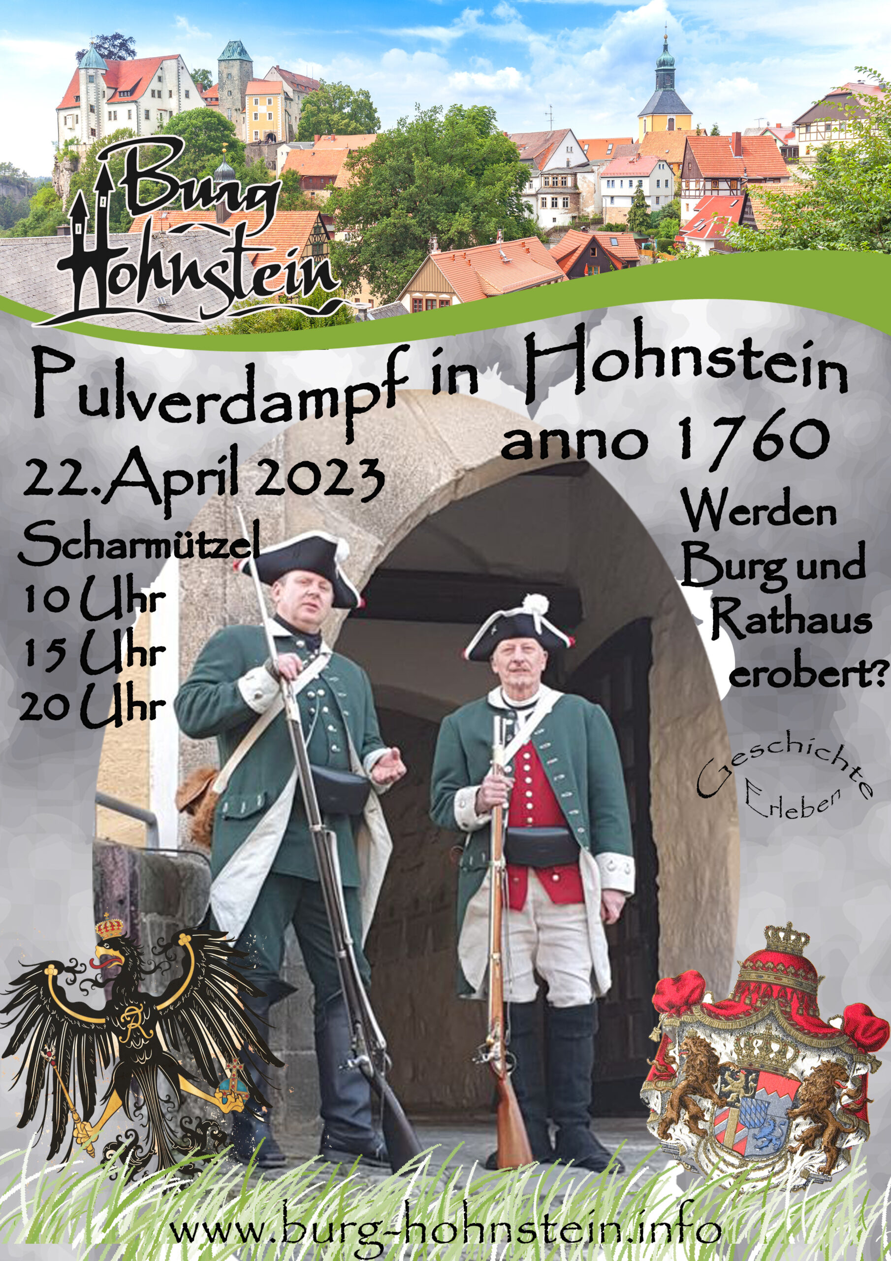 Plakat Pulverdampf in Hohnstein