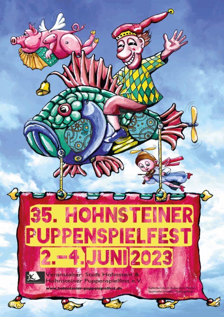 Plakat vom 35. Hohnsteiner Puppenspiels